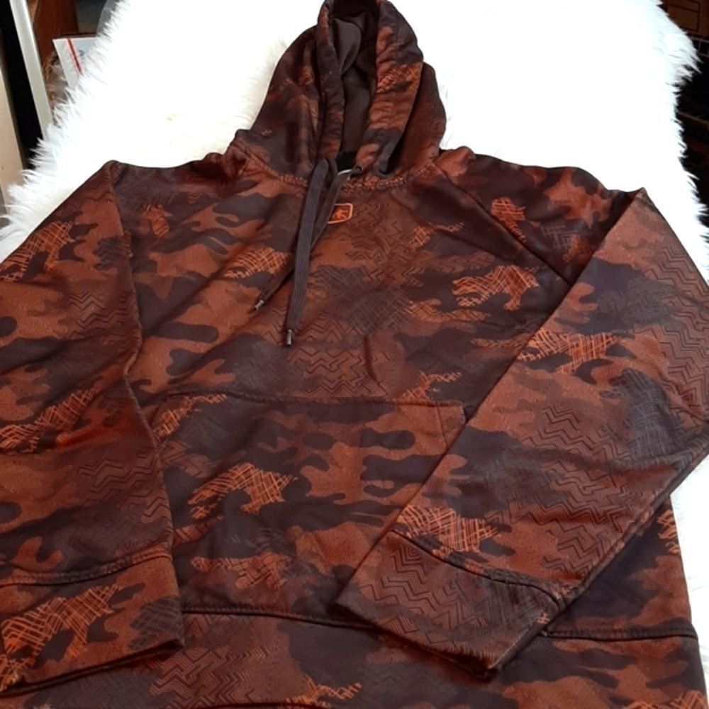 AND 1  Jump Cameo Brown Hoodie‎ Jacket  M